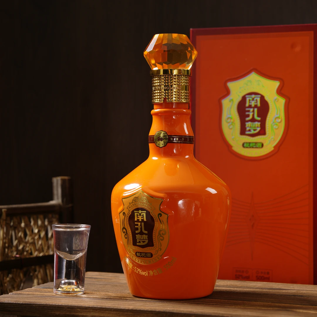南孔梦清香型白酒52度500ml枇杷酿造原浆送礼整箱饮酒52度500