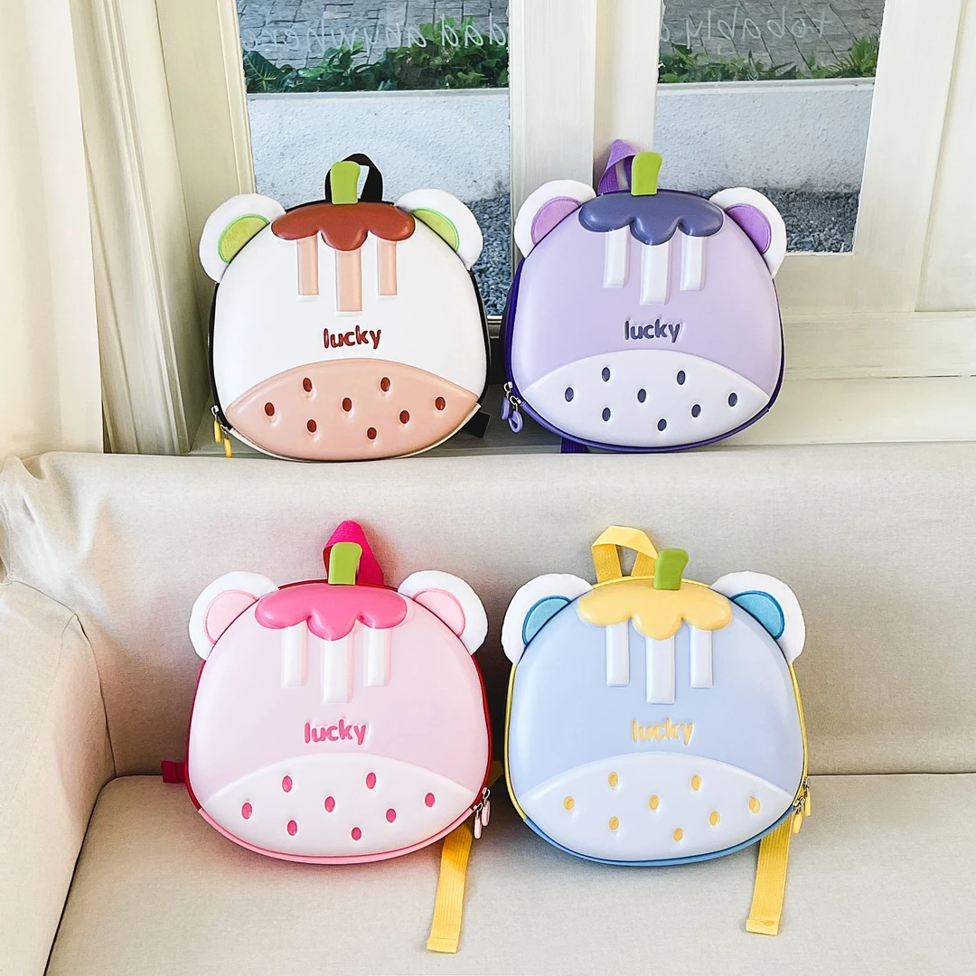 幼儿园儿童书包可爱卡通男童宝宝蛋壳双肩包女孩洋气轻便研学背包