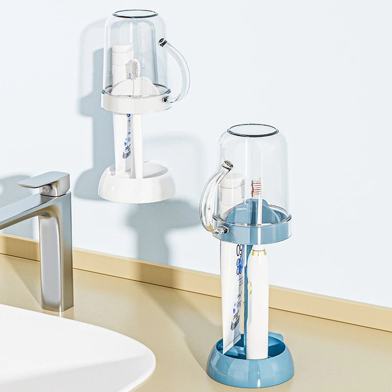 学生宿舍电动牙刷置物架刷牙杯子收纳盒洗漱口杯牙缸牙具牙膏儿童