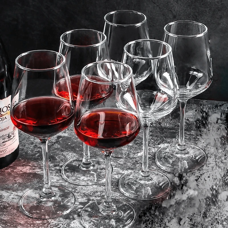 新疆西藏包邮新红酒杯玻璃高脚杯家用欧式大容量葡萄酒杯套装大号