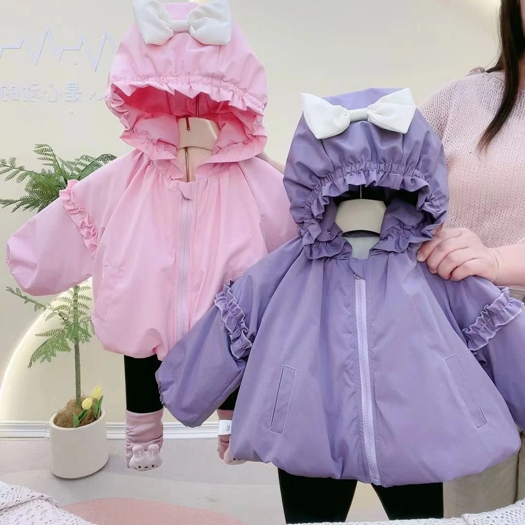 【艺小朵】儿童秋冬加棉外套女童夹棉上衣时尚