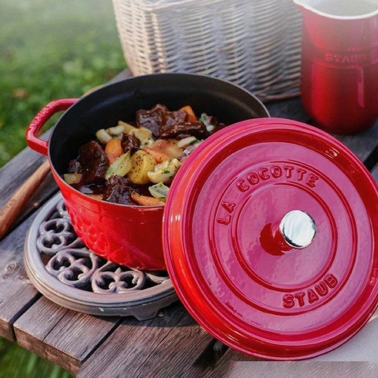 展会专属千乐欧珐琅锅60102