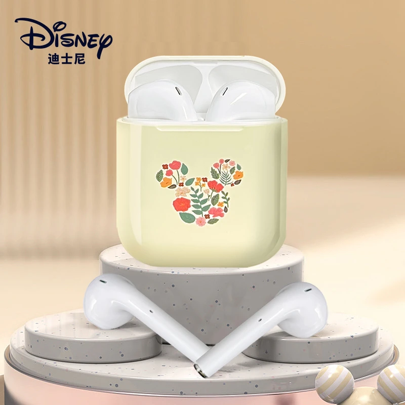 Disney/迪士尼入耳式无线运动蓝牙耳机女生降噪耳机小巧超长续航