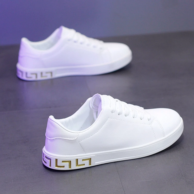 男款平底小白鞋2025夏季新款休闲鞋情侣款时尚百搭运动鞋板鞋男鞋