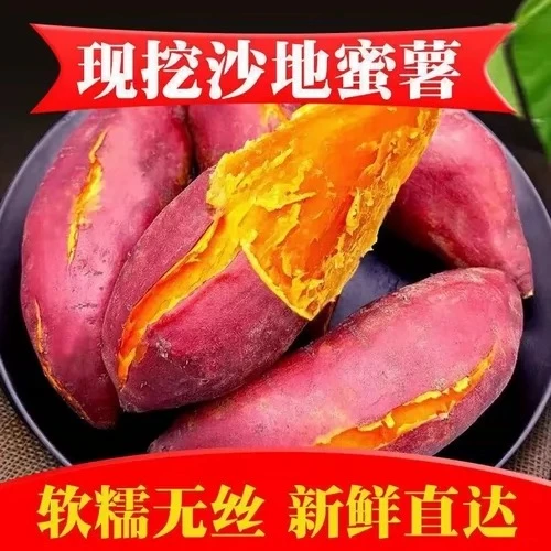 【新鲜现挖】正宗新鲜西瓜红蜜薯烤地瓜红心番薯