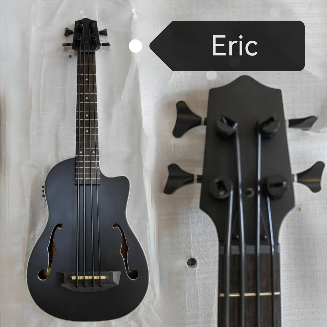 Eric低音尤克贝斯30寸寸尼龙弦全桃花心木正常使用新的送包