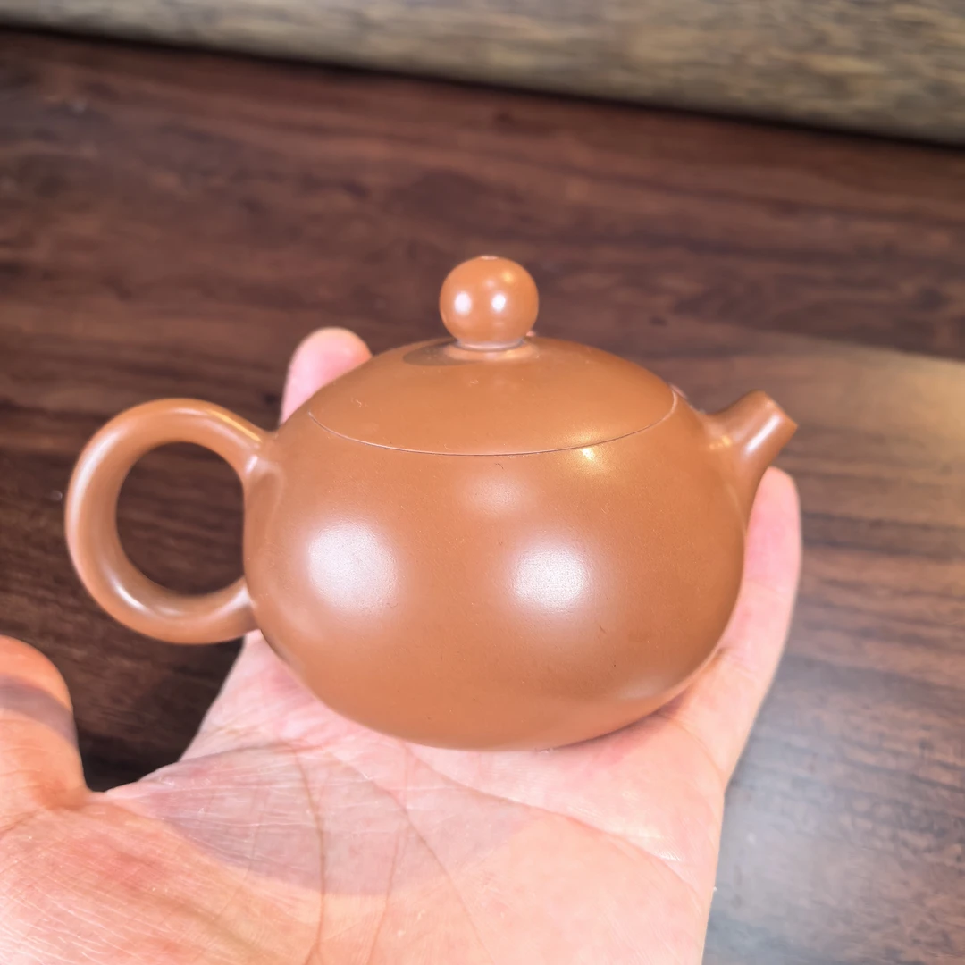 复烧 素西施壶 原矿泥料纯手工制作坭兴陶茶具茶壶约120-160ml