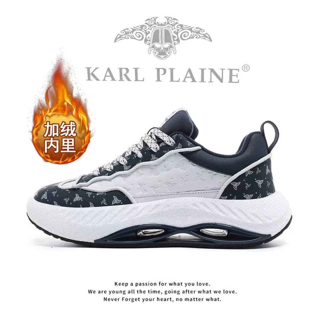 0018秋冬潮流轻奢时尚运动鞋高弹软皮真爆大底休闲鞋情侣款潮鞋