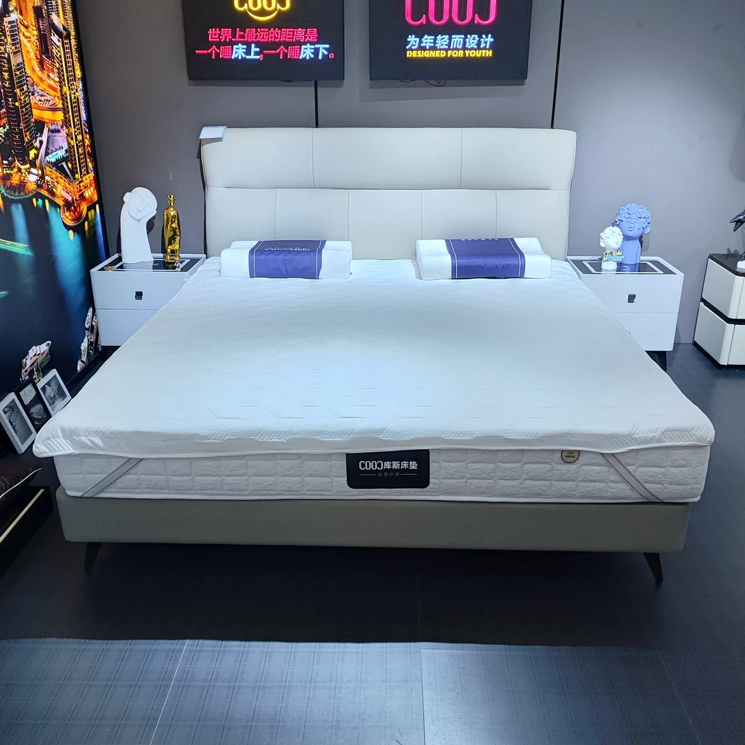 【东明家居】库斯2899牛皮大床