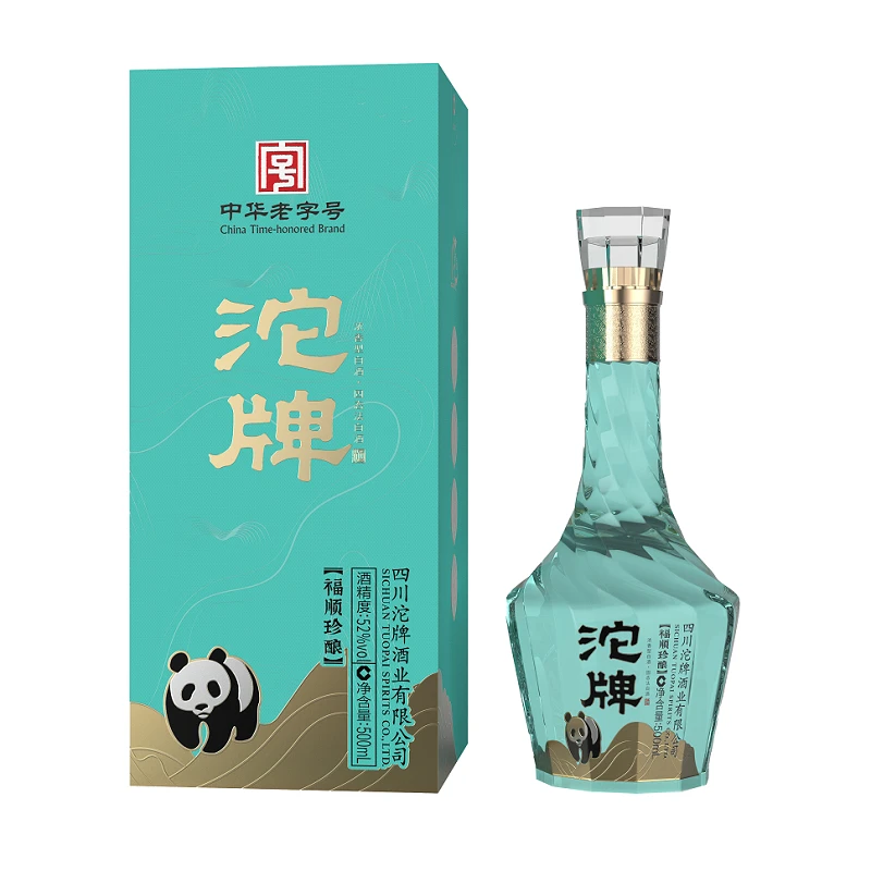 TUOPAI/沱52度福顺珍酿浓香型纯粮白酒52度500ml单瓶 优级52度500