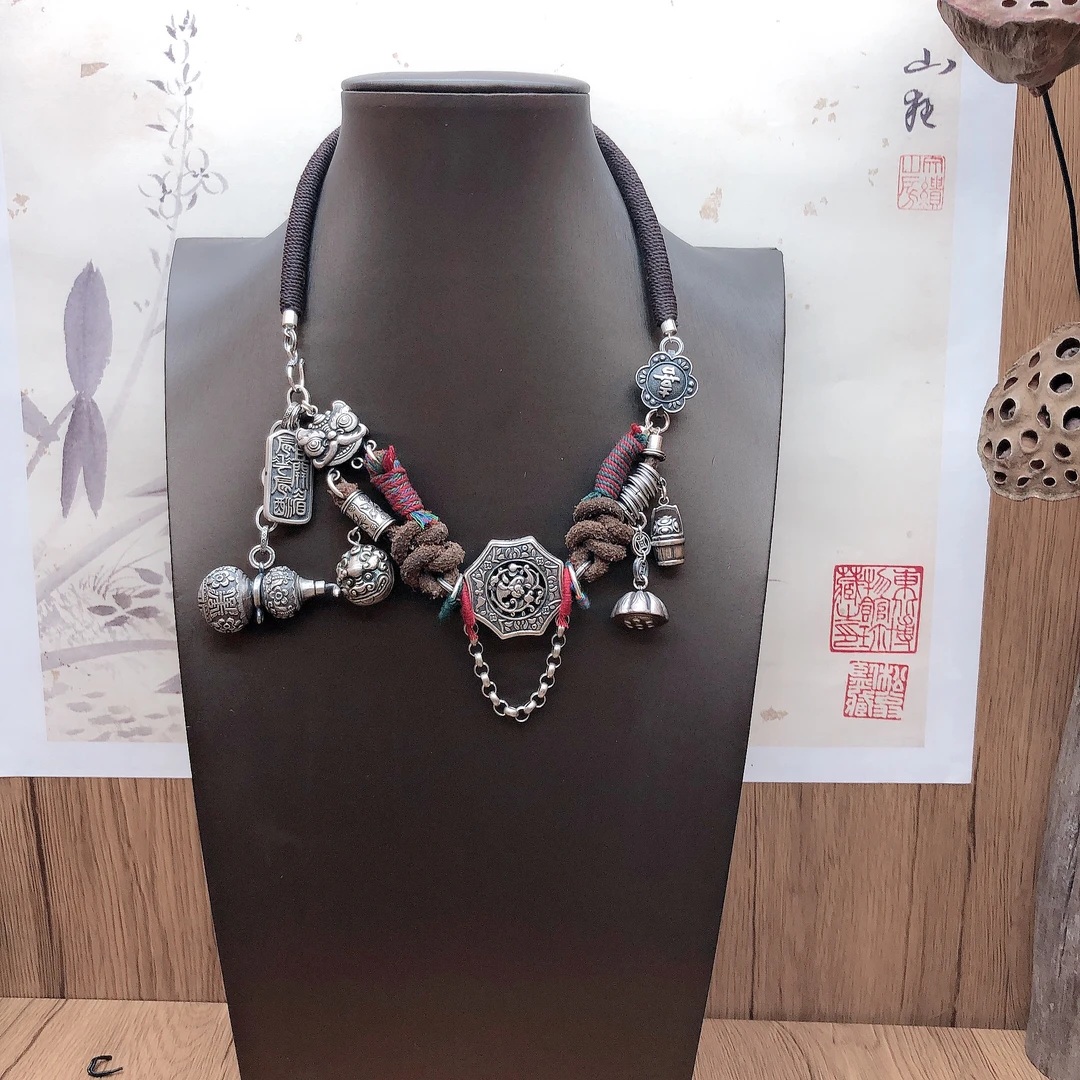 925银手链 英英手工錾刻制作银手链