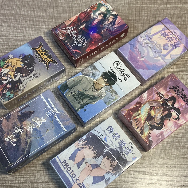 动漫周边卡片盗墓笔记恋与深空魔道祖师天官赐福伪装学渣ins小卡