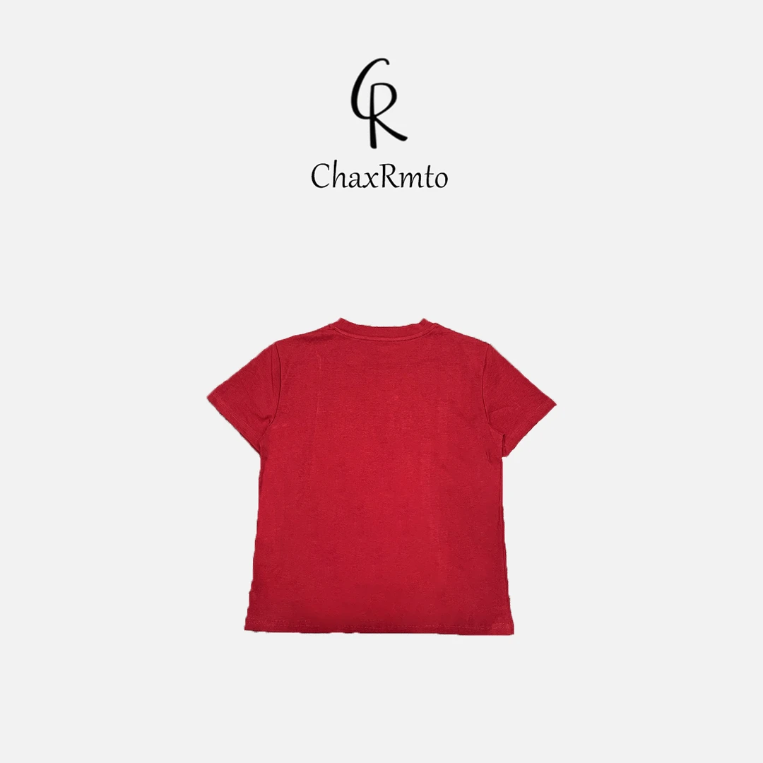 ChaxRmto 简约经典设计师时尚轻奢圆领纯色T恤 斯斯SC1B0895