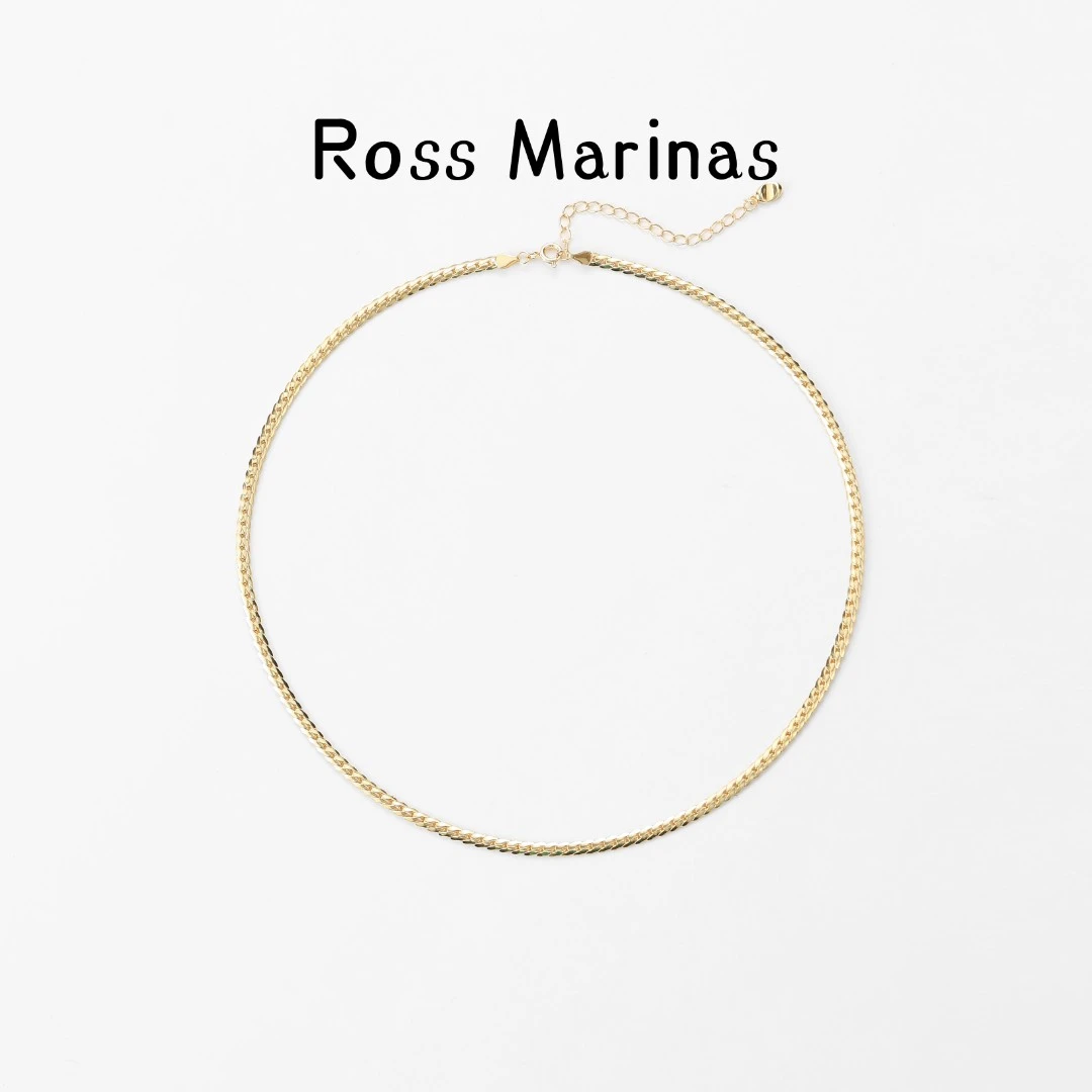 链子925银 Ross Marinas「秘语」系列【花园】金银两色项链
