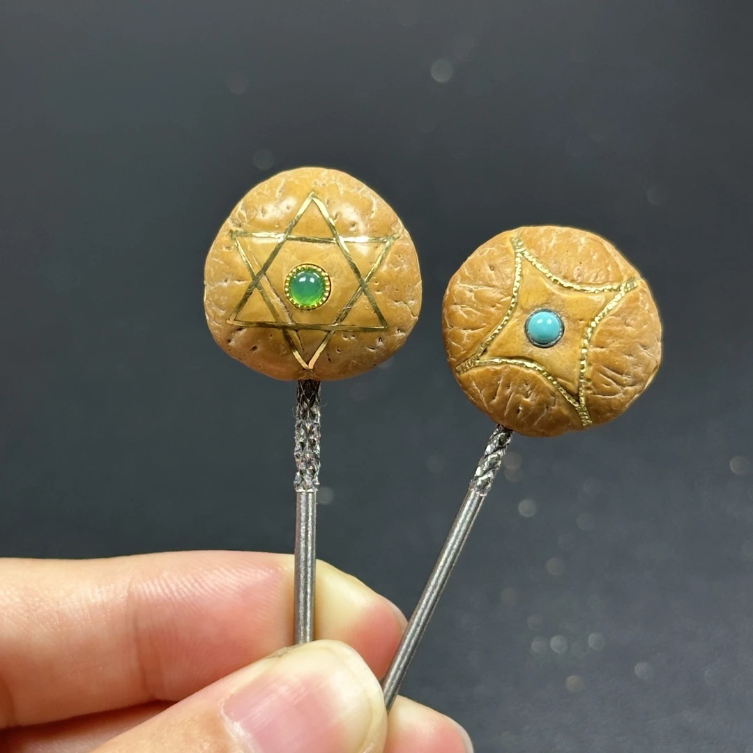 镶嵌麒麟龙眼三通