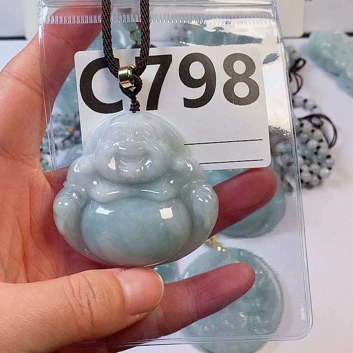 翡翠颈饰未镶嵌天然