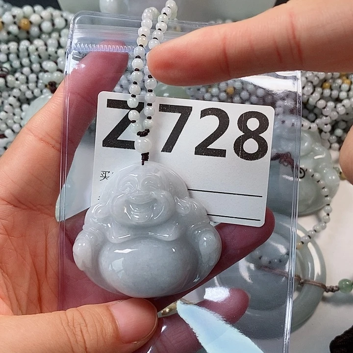 翡翠颈饰未镶嵌天然