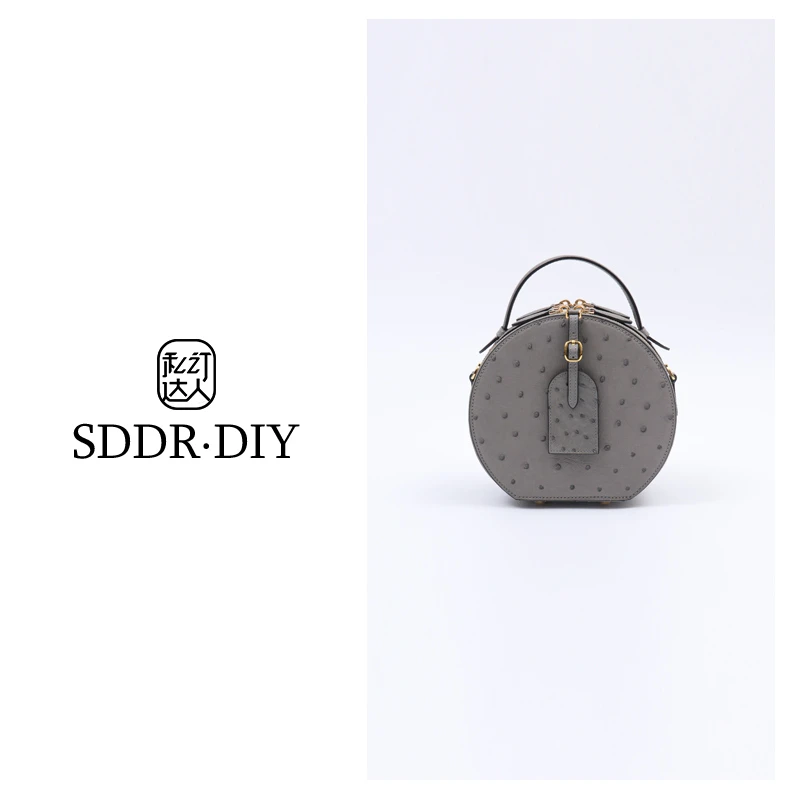 AI.BAGBURRY2025秋冬新款雅丹女士双11时尚鸵鸟皮单肩包