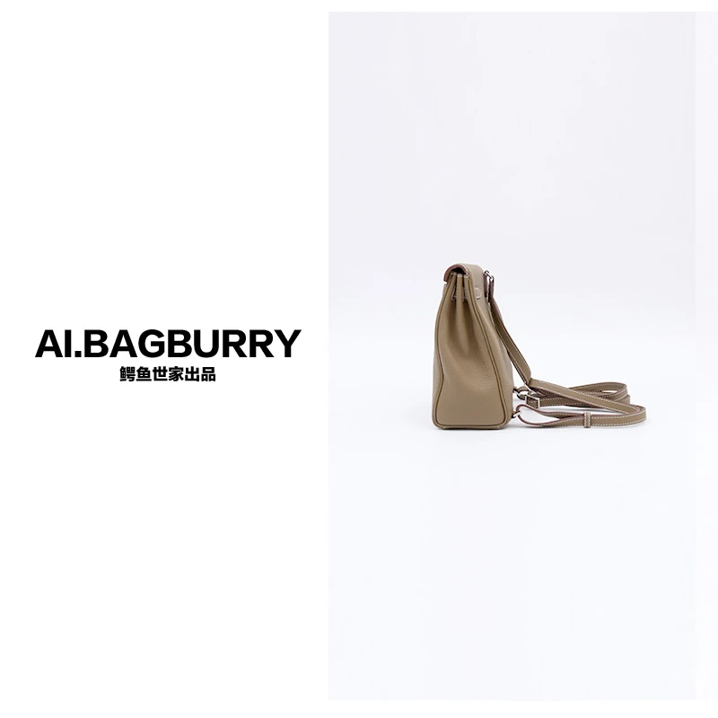 AI.BAGBURRY2025平替好物女士真皮百搭斜挎包