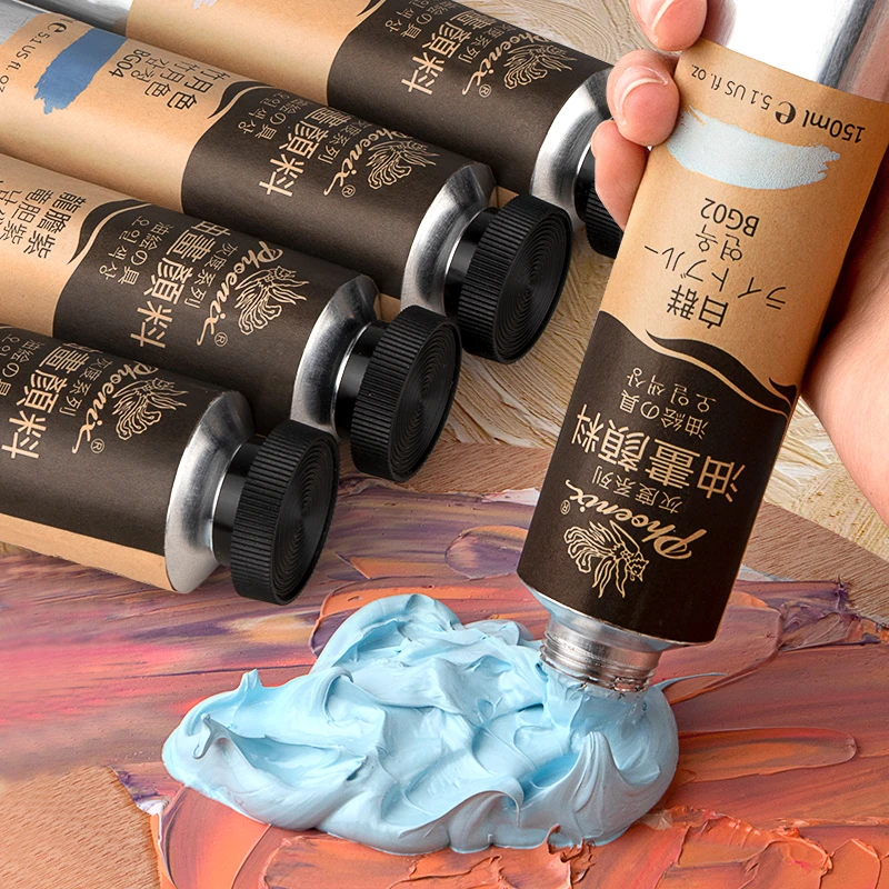 凤凰画材灰度油画颜料单支50ml/150ml艺术家颜料特殊颜色灰色系