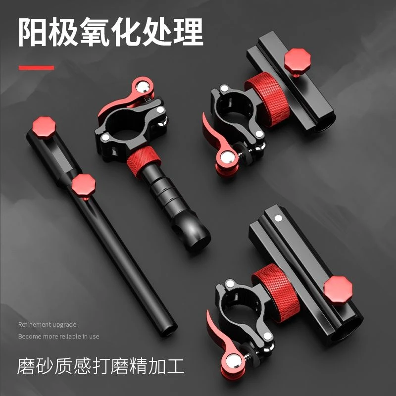 钓椅配件三件套铝镁合金360旋转炮台鱼护架钓鱼装备通用配可拆卸