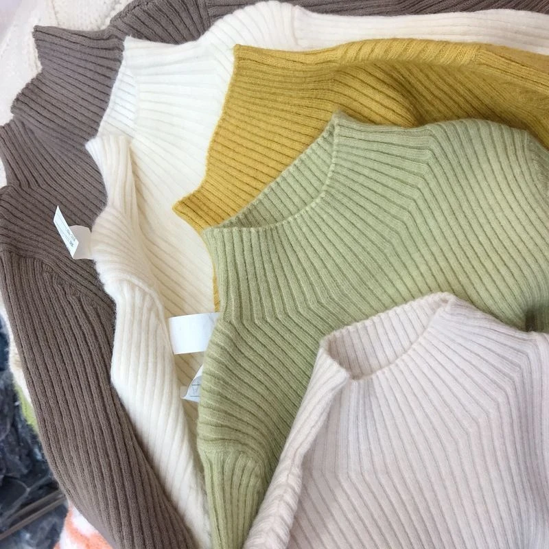 亲肤好穿软糯内搭童装男女童弹力针织打底衫针织毛毛衣秋冬雅丹风