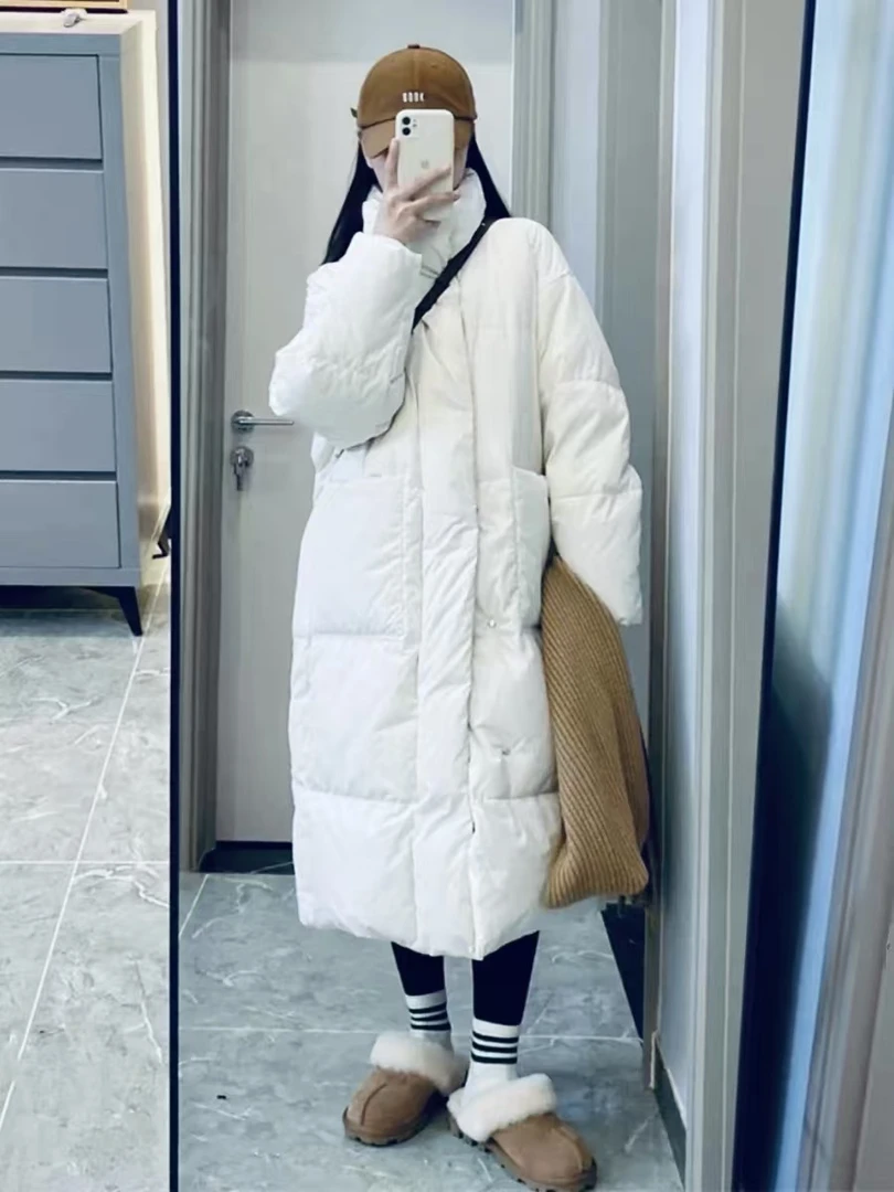 NN409新款时尚棉服白色女士休闲【墨家】