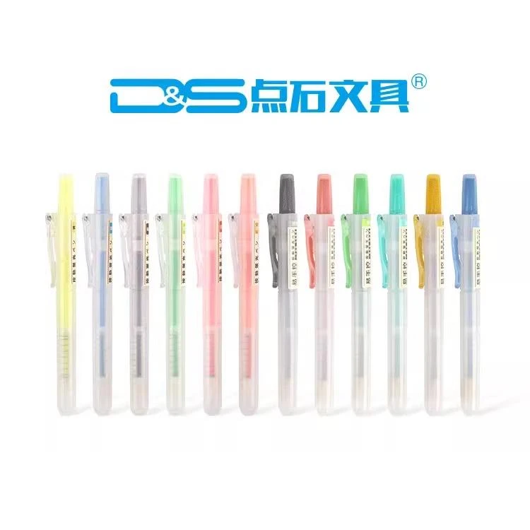点石文具805S易手控替换芯 按动萤光笔替芯 柔色萤光色8051替芯