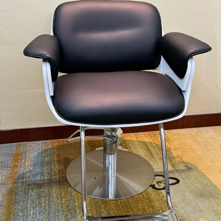 美发椅发廊专业转椅升降理发椅板材烤漆椅子可定制潮款