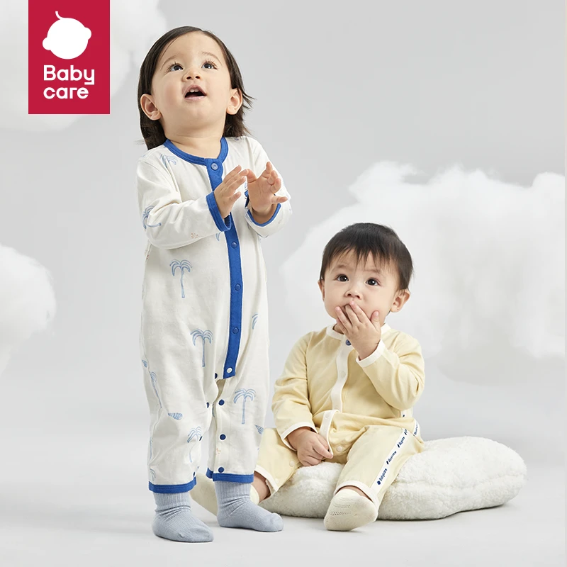 【BC童装】宝宝连体衣纯棉夏季短袖哈衣包屁衣儿爬服婴儿