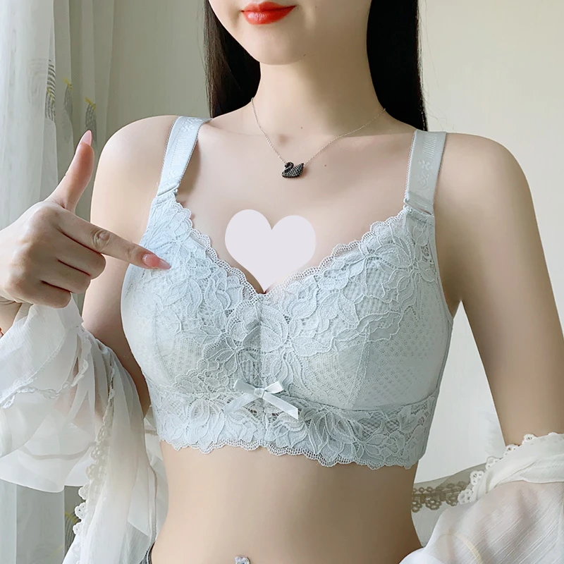 雨范【达人专享】B8043大胸显小女士内衣超薄款收副乳防下垂文胸