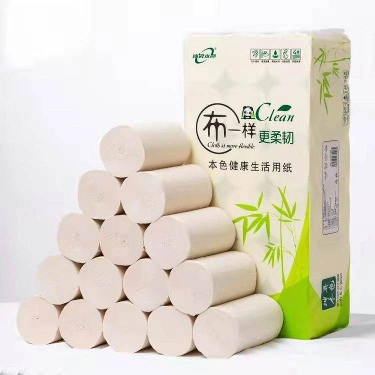 坤昇本色卫生纸6斤装18卷干湿两用原色木浆高温杀菌妇幼餐厅适用