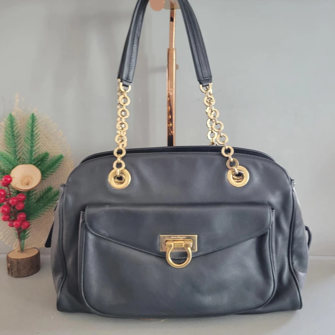 90新 FERRAGAMO/菲拉格慕 柠川奢品/菲拉格慕/单肩包/N27