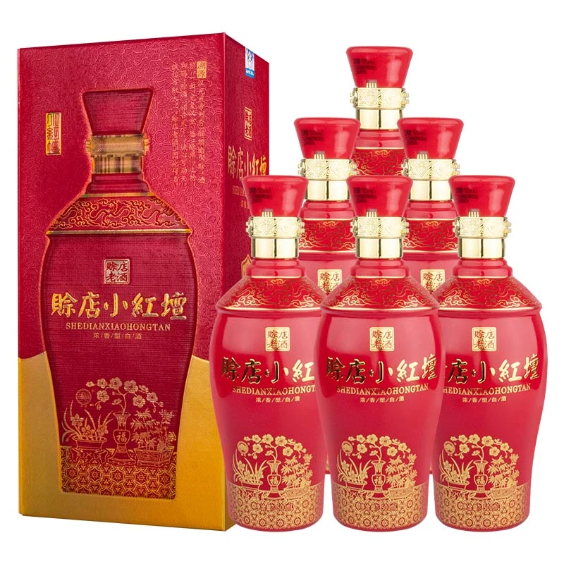 赊店老酒小红壇纯粮食酿造 好喝不贵 浓香型优级 白酒52度500ML