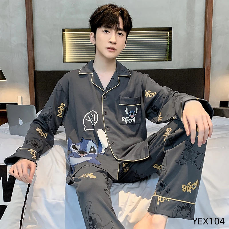 春秋款胖男孩睡衣男大童初高中学生青少年加肥加大码200斤家居服3