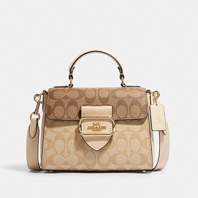 COACH 蔻驰Morgan拼色女士单肩斜挎包CH314