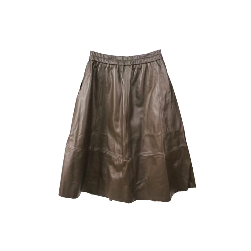 匠人乔服饰【P复古大摆皮裙】气质时尚简约潮流休闲百搭长款皮裙