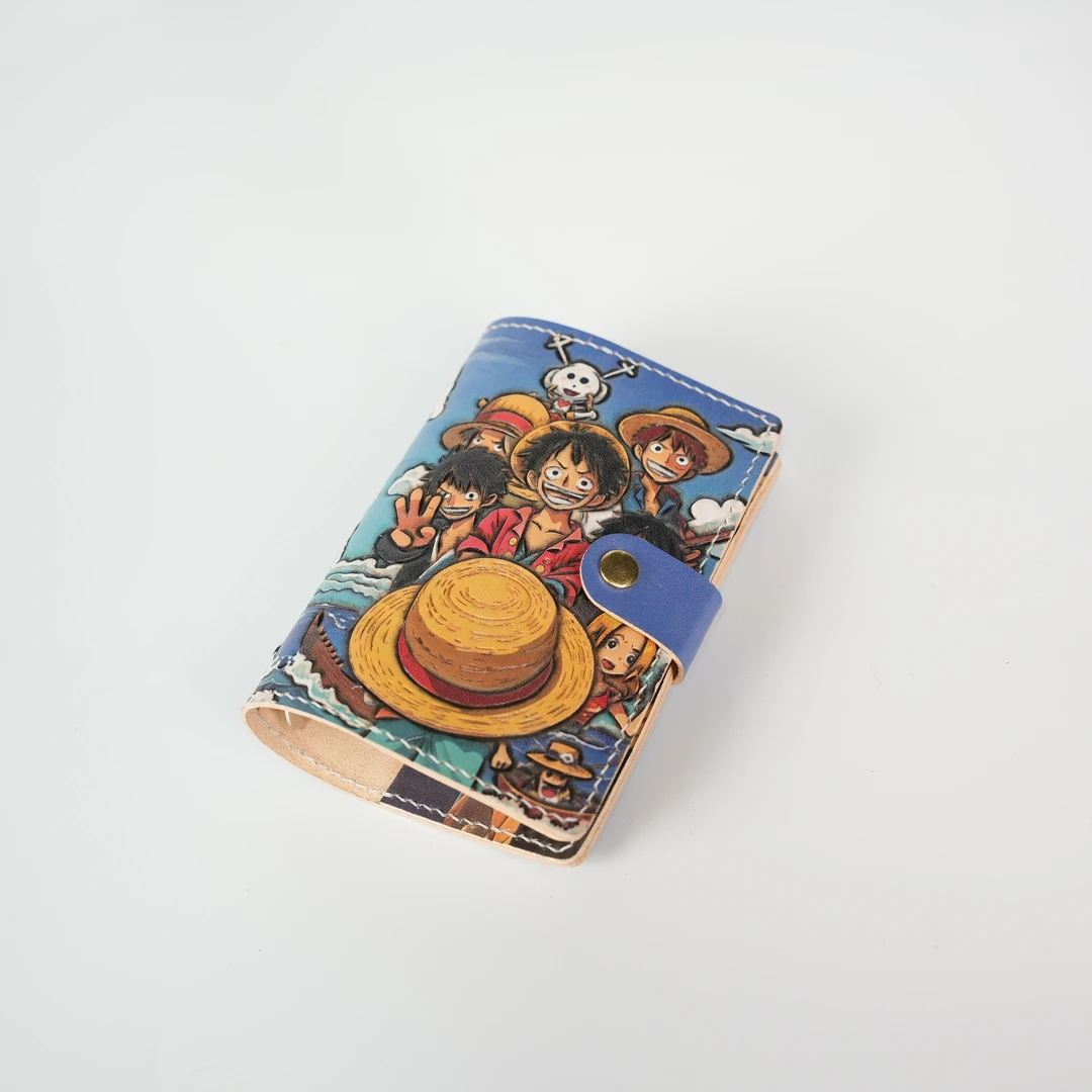 匠人乔【双面皮雕活页本A8】手工非遗真皮笔记日记旅行手账本