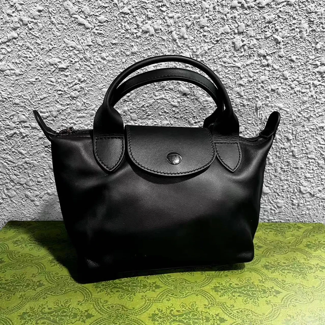 匠人乔皮具【迷你饺子包】休闲百搭真皮简约经典手提单肩斜挎包