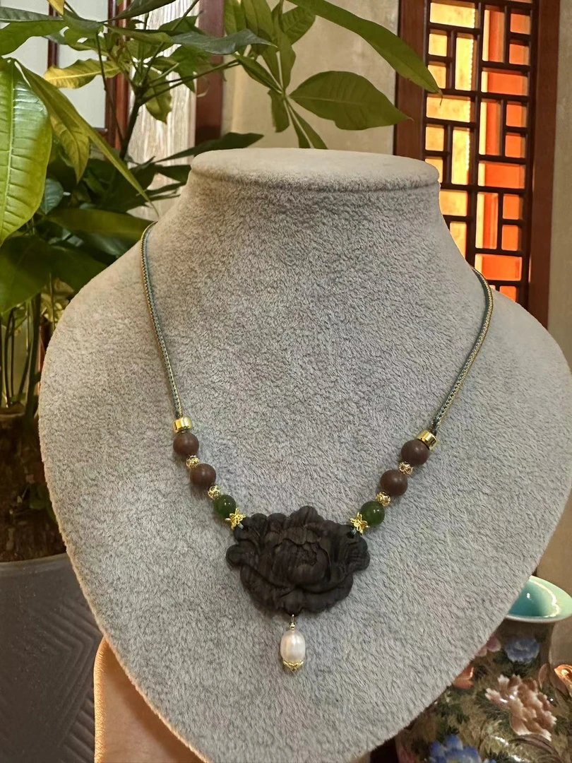 非金属木质手链 【禅茶香方】设计款脖挂 合香珠非遗