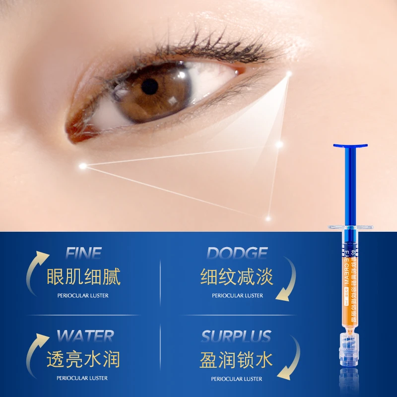 【一分钟眼霜】蛇毒肽视黄醇溶纹提拉眼霜【大眼袋，眼纹，泪沟，抗皱】