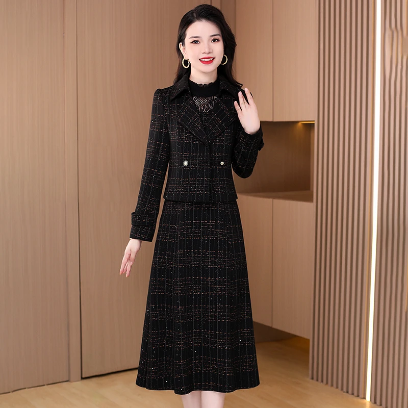 【可蓓儿】洋气休闲装欧货时尚小香风套装品质女装2025新款贵妈妈装