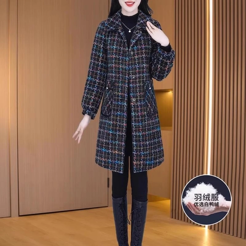 2024年新款女装两面穿羽绒服女冬季2024新款高级感超好看九江妈妈