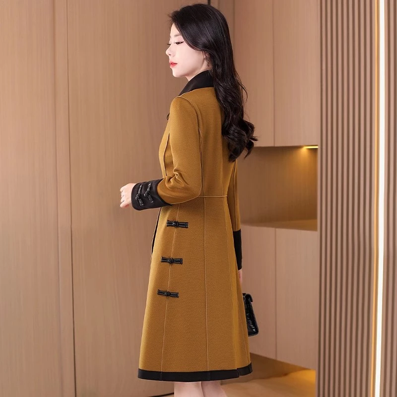 【可蓓儿】【可蓓儿】贵夫人品牌毛呢外套女士2025新款秋时尚洋妈妈装