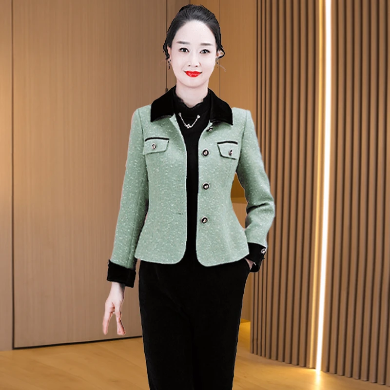 【可蓓儿】2025年新款女装小香风衣短外套女2025新款春秋装爆妈妈装