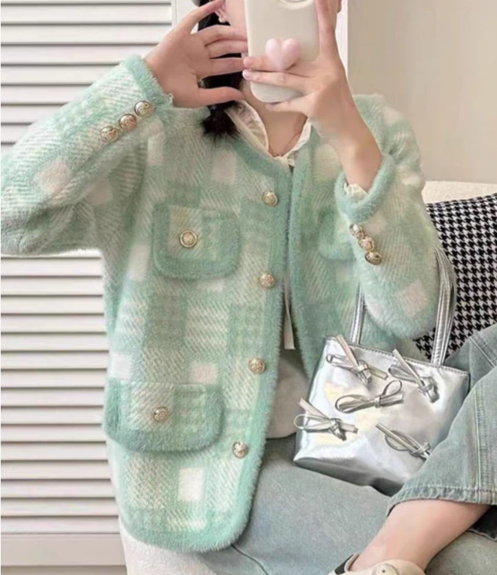 格子外套MUZI2022008243