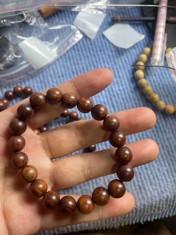 紫檀柳1.0手串，低价做数据，随机发货