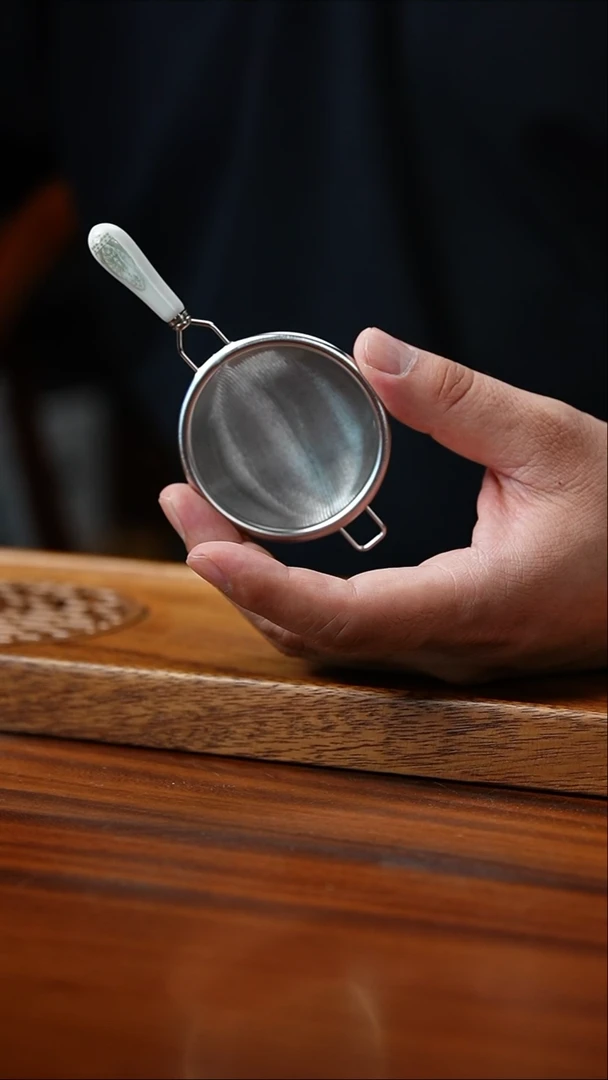 【闪购商品】不锈钢白把茶漏款