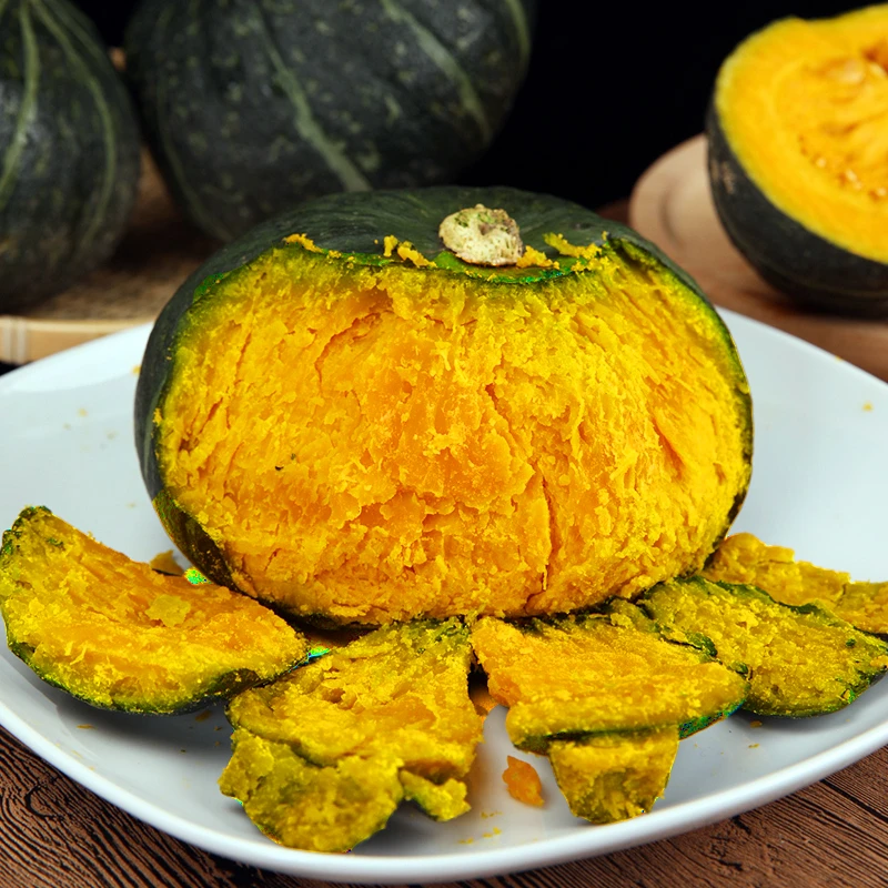 【自然搭档】新鲜贝贝南瓜3斤/5斤板栗小南瓜农家蔬菜粗粮宝宝辅食