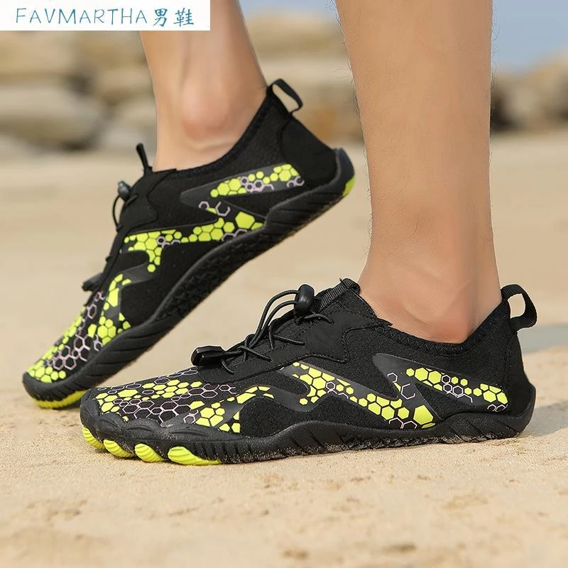 FAVMARTHA情侣溯溪鞋涉水沙滩鞋男防滑潜水袜女浮潜游泳五指鞋漂